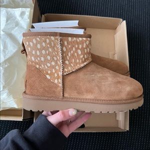 Ugg chestnut mini boots